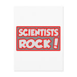 Scientists Rock! postcards