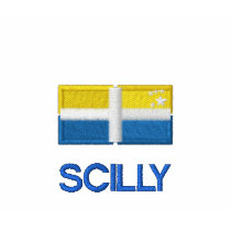 Scilly and Scillonian Cross Sleeve Polo embroidered shirts