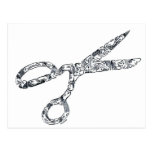 Scissors with Haircuts Post Cards