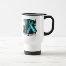 Scleroderma Awareness Grunge Ribbon Mug