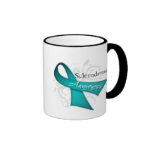 Scleroderma Disease Awareness Ribbon Mugs