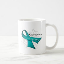 Scleroderma Disease Awareness Ribbon Mugs