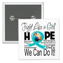 Scleroderma Fight We Can Do It Pinback Buttons