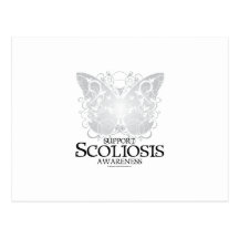 Scoliosis Butterfly Post Cards