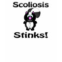 Scoliosis Stinks Skunk Awareness Design t-shirts