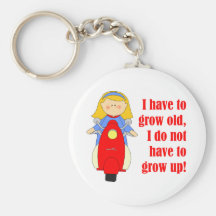 scooter girl keychain