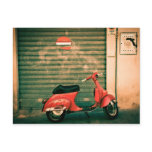 Scooter in Italy Postcard