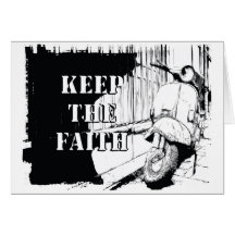 Scooter Keep the Faith Greeting Cards