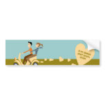 scooter love Bumper Sticker bumper stickers