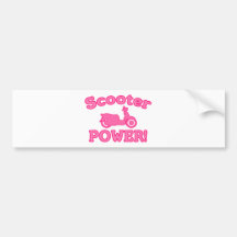 Scooter POWER! Bumper Sticker