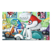 Scooter rally - Yeti and Co. stickers by colonelle Scooter rally - Yeti and Co. stickers