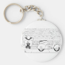 Scooter Skin Keychain