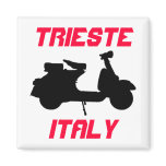 Scooter, Trieste, Italy magnets