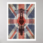 Scooter Union Jack Target art  Poster posters
