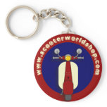 Scooter World Keychain