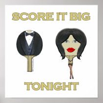 Score Big Ping Pong Poster