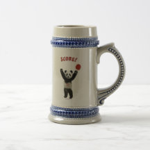 Score Panda Ping Pong Coffee Mugs
