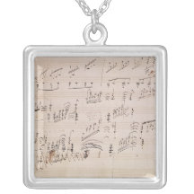 Score sheet of 'Moonlight Sonata' Custom Necklace