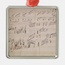 Score sheet of 'Moonlight Sonata' Ornament