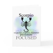 Scorpio About You Card