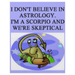 SCORPIO astrology joke flyers