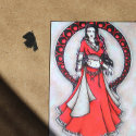 Scorpio Belly Dancer postcards