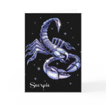 Scorpio Birthday Card