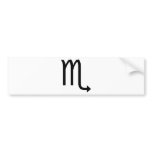 Scorpio bumper stickers