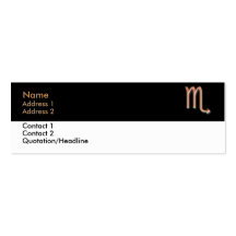 Scorpio Business Card