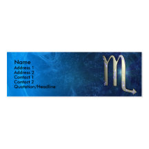 Scorpio Business Card Template