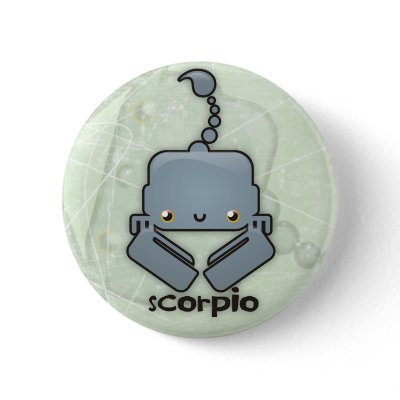 Scorpio button by mariayeoshen