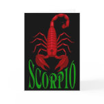 Scorpio Card