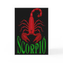 Scorpio Card