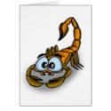 Scorpio Cartoon cards