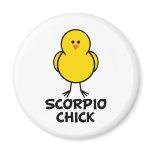 Scorpio Chick magnets