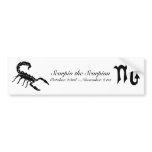 Scorpio Constellation/Zodiac Bumper Sticker bumper stickers