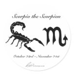 Scorpio Constellation/Zodiac Stickers