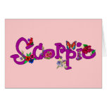 Scorpio Flowers cards
