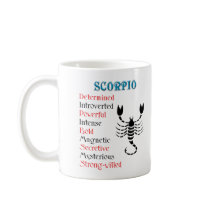 Scorpio Horoscope Zodiac Sign Mugs