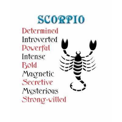 Scorpio Horoscope Zodiac Sign Tshirt by all_items