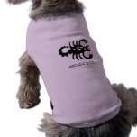 Scorpio in black pet clothing