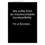 Scorpio Incompatibility cards