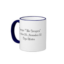 scorpio coffee mugs
