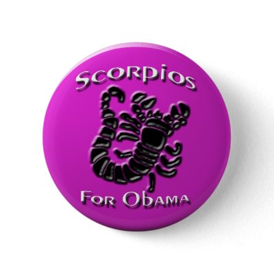 SCORPIO OBAMA BUTTON by OWL1998