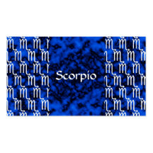 Scorpio Pattern Business Card Templates