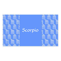 Scorpio Pattern Business Card Templates