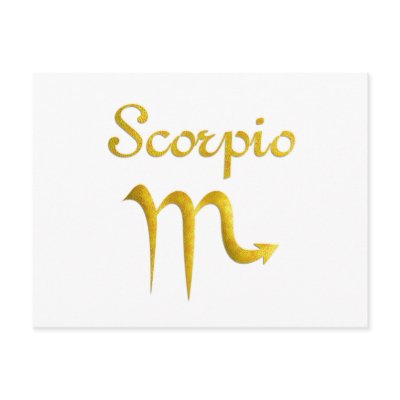 Scorpio Postcard by TLArnold3