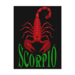 Scorpio Postcard