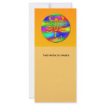 Scorpio Rainbow Colour Zodiac Scorpion Bookmark rack cards