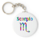 Scorpio Rainbow keychains